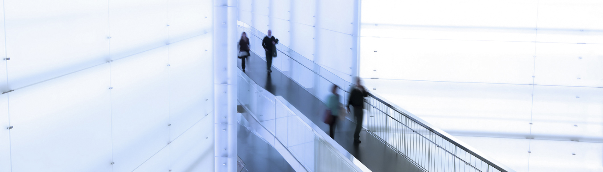Employee office footbridge